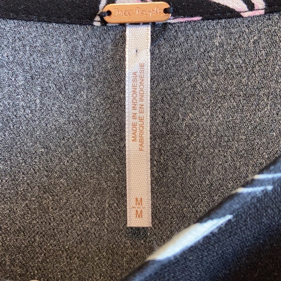 Free People Clear Skies Tie Cold Shoulder Tunic or Dress, M - Picture 10 of 16